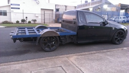 Ford FPV Tray During Fabrication                      